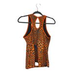 Xersion  Orange Gray Geometric Racerback Tank | L Activewear Workout Top Photo 1