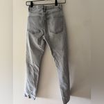 ZARA  Distressed Mom Jeans Grey Wash Size 0 Photo 3