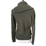 Ralph Lauren Black Label Cashmere Sweater Size Large Green Cable Knit Classic Photo 2