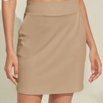 ACEGOLFS High Waist Skort UPF50+ Basic 19” Size Medium NWT Tan Photo 0