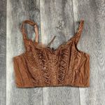 Victoria's Secret VS Bronze Lace Bustier Bra Photo 0