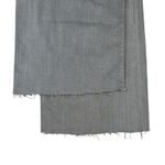 Hudson Gray Women's Wide Leg High Rise Pants Size Large Cropped Green Raw Hem Photo 4