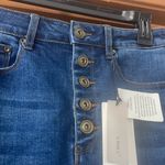 A loves A New  short dark wash blue denim mini  skirt Photo 3