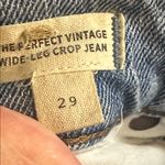 Madewell  The Perfect Vintage Wide-Leg Crop Jean Size 29 Photo 4