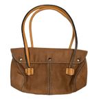 Tod's Vintage  Suede Leather 2way Handbag Top Handle Bag Mini Made in Italy Photo 3