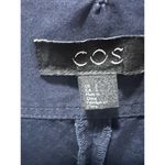 COS  Wide Leg Navy Belted Culottes Cropped Pants Size 2 Photo 7