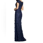 Mac Duggal MAC DUGGAL $598 floral appliqué lace trumpet gown 6 Photo 2