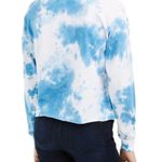 AC/DC True Vintage Blue Tie Dye  Crewneck Shirt Top Photo 1