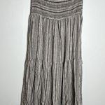 Cupshe Striped Tiered Strapless Midi Dress Photo 4