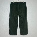 CHAPS  Women's Green Wide Leg Zip Pants Tencel Cotton Size 8 Lightweight Photo 1