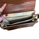 80s Vintage Color block cross body rectangle maroon, green and brown Photo 5