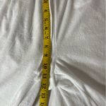 Women's White Drawstring Terrycloth Shirts Size XS Photo 6