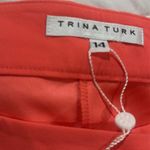 Trina Turk NWT $248 ESPLANADE PANT In Coral Photo 2