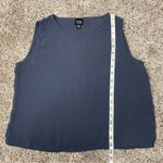 Eileen Fisher  100% Silk Sleeveless Boxy Tank Top Blue Medium M Office Workwear Photo 5
