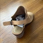 Lucky Brand  Tan Suede Heeled Boots with Open Toe Photo 6