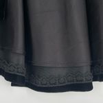 Alex Evenings Women's Vintage Black Long Sleeve Velvet Open Swing Jacket Size S Photo 3