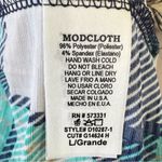 Gilli ModCloth Twofer Midi Dress Navy Blue bodice blue & green plaid skirt Size L Photo 6