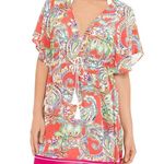 Lauren Ralph Lauren Multi Paisley Flutter Sleeve Cover Photo 4