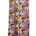 Kad Creations Sleeveless Midi Dress Made in Hawaii Red Blue Black Yellow Large Photo 0