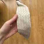 Ulta Beauty Cream Woven Faux Leather Shoulder Bag Photo 13