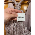 Free People New with Tag  Romantic Evening Margot Lace Mini Dress in Nude Size 0 Photo 4