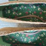 Vintage 90s Y2K Rampage Laurie Tan Brown Suede Peep Toe Wedges Sandals Shoes 7 Photo 2