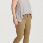 Torrid NWT  Plus SizeCropped Twill Military Pant | Pale Sage | 28 Photo 0