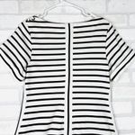 Tommy Bahama  Womens Striped Boat Neck Dress S Black White Nautical Casual Photo 5