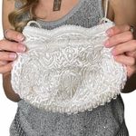 Women's White Beaded Bag Photo 0
