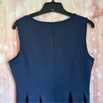 Apt. 9  Navy Blue Colorblock Fit & Flare Scuba Dress Photo 9