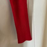 Say What? Say What? Vibrant Red Long Sleeve Dress Photo 3