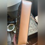 Michael Kors Authentic  leather/canvas airplane prints Crossbody Bag Photo 7