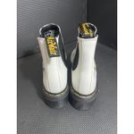 Dr. Martens  2976 Quad Womens Size 6 Chelsea Boots White Smooth Leather Pull On Photo 5