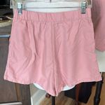 Matching Set Rose Pink Button Vest Comfy Shorts New Size XS Photo 3