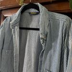 Oversized Vintage Denim Button Photo 2