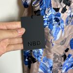 NBD NWT Revolve Satin Floral Landon Midi Dress Photo 9