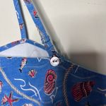 New Doen Marbella maillotone piece swimsuit blue shell liberty Solent shores M Size M Photo 6