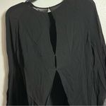 ZARA  Women Black 3/4 Sleeve Sheer Blouse Top size M. Photo 6
