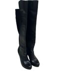 Adrienne Vittadini Women's Black Over The Knee High Heel Boots 6.5 Photo 10