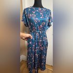 SheIn  Teal and Gray Dress Photo 1