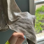 Women's Lilith Beige Linen Crop‎ Jacket M Lightweight Button Casual Spring Tan Size M Photo 4