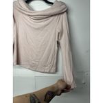 Arizona Jean Co Women's Long Sleeve Light Pink Top Size Large Soft Casual Shirt Photo 3