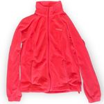 Columbia Pink Fleece  zip Jacket size Medium Photo 0