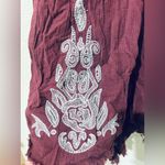 FREE PEOPLE Intimately Songbird Embroidered Romper Gauze Women's XS Photo 4