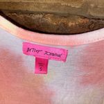 Betsey Johnson  Pink Yellow Tie Dye Sleepwear Pajama Tank Top Women's Size Small Photo 5