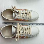 Soludos  Hot Stuff Ibiza Platform Sneaker Womens Size 7.5 White Multi Lace-Up NEW Photo 6