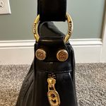 Marino Orlando Vintage Black Leather Shoulder Bucket Bag Photo 3