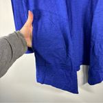 Chico's Blue Modal and Cotton Blend The Ultimate Tee Lightweight Open Cardigan Photo 1