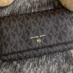 Michael Kors  Crossbody Clutch Brown Photo 0