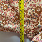 Faherty  Florence Pink Floral Cotton Short Sleeve Blouse Flowy Women's size XS Photo 7